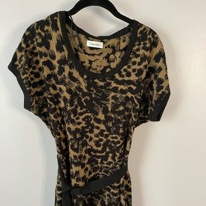 A knee length Calvin Klein dress